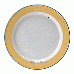 Тарелка мелкая «Рио Еллоу»; фарфор; D=23см; белый,желт. Steelite 1530 0211