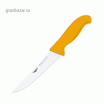 Нож кухонный универсальный; сталь,пластик; L=295/160,B=27мм; желт.,металлич. Paderno 18017Y16