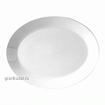 Блюдо овальное «Монако Вайт»; фарфор; H=18,L=340,B=260мм; белый Steelite 9001 C345