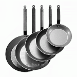Сковорода; белая сталь; D=180,H=35,L=350мм; серый Buyer 5110,18
