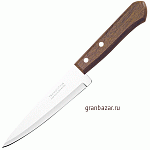 Нож поварской; сталь,дерево; L=345/225,B=40мм; металлич.,коричнев. Tramontina 22902/009