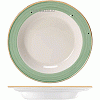 Тарелка глубокая «Рио Грин»; фарфор; D=21.5см; белый,зелен. Steelite 1529 0215
