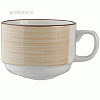 Чашка чайная «Чино»; фарфор; 225мл; D=8,H=6,L=11см; белый,бежев. Steelite 1106 0217