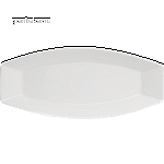 Блюдо овальное «Кунстверк»; фарфор; H=4,L=38,B=16.5см; белый KunstWerk A4940