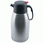 Кофейник-термос д/кофе,чая; сталь,пластик; 2л; H=27,L=15.8,B=13.7см; серебрян.,черный ILSA 11150200ICV