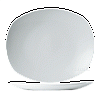 Тарелка мелкая «Тэйст вайт»; фарфор; L=20,B=18см; белый Steelite 1107 0581