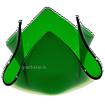 Подсвечник «Флауэ»; стекло; D=70,H=106,L=185,B=177мм; зелен. BDK-GLASS 630312