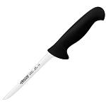 Нож для филе «2900»; сталь нерж.,полипроп.; L=290/160,B=15мм; черный,металлич. ARCOS 294125