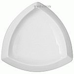 Салатник треугольный «Кунстверк»; фарфор; 1.74л; H=10,L=33,B=33см; белый KunstWerk A5692