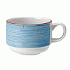 Чашка чайная «Рио Блю»; фарфор; 200мл; D=8,H=6,L=11см; белый,синий Steelite 1531 0217