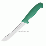 Нож д/нарезки мяса; сталь нерж.,пластик; L=31/17.5,B=2.6см; зелен. MATFER 182232