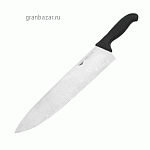 Нож поварской; сталь нерж.,пластик; L=51/36,B=7см; металлич.,черный Paderno 18000-36