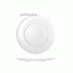 Тарелка мелкая «Спираль»; фарфор; D=27см; белый Bauscher 07 7227