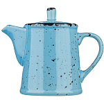 Чайник «Аквамарино» фарфор 0,5 л D=1050, H=1450 мм голуб., коричнев. Борисовская Керамика ФРФ88802768