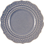 Тарелка «Скалистос» пирожковая керамика D=150, H=20 мм голуб. Le CoQ LSKA034DN001150