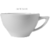 Чашка чайная «Атлантис»; фарфор; 220мл; D=10,H=5.8,L=12.5,B=10см; белый Lilien Austria ATL0622