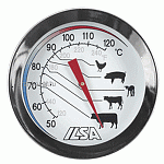 Термометр д/мяса; сталь; L=11.3см; металлич. ILSA 13100000IVV