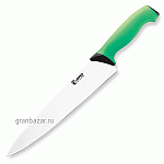 Нож поварской; сталь,пластик; L=25,B=2см; зелен.,металлич. MATFER 90932