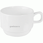 Чашка кофейная «Кунстверк»; фарфор; 150мл; D=7.5,H=5,L=11см; белый KunstWerk A15810