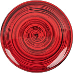 Тарелка мелкая керамика D=220, H=200 мм красный Борисовская Керамика КРП00015793