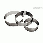 Кольцо кондитерское; сталь нерж.; D=160,H=60мм; металлич. Paderno 47534-16