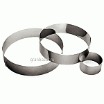 Кольцо кондитерское; сталь нерж.; D=220,H=45мм; металлич. Paderno 47532-22