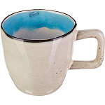 Чашка чайная «Малибу» керамика 240 мл D=85, H=80 мм бежев., бирюз. Cosy&Trendy 3762905