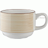 Чашка кофейная «Чино»; фарфор; 170мл; D=8,H=5.8,L=10.4см; белый,бежев. Steelite 1106 0230