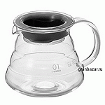 Чайник; термост.стекло; 360мл; прозр. Hario XGS-36TB