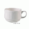 Чашка чайная «Торино вайт»; фарфор; 212мл; белый Steelite 9007 C027