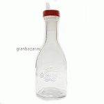 Бутылка д/масла и уксуса; стекло, пластик; 550мл; D=85,H=230,L=70,B=70мм; прозр. Bormioli Rocco 3,2718