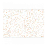 Обёрточная бумага жиростойкая в листах 350х520 мм жиростойкий пергамент, 500 шт/уп, Garcia de Pou 221.98