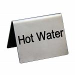 Табличка "Hot Water" 50х40 мм, сталь, P.L. Proff Cuisine TS-HW