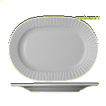 Блюдо овальное «Нестор»; фарфор; H=2,L=28,B=20см; белый Lubiana 1857