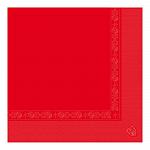 Салфетка бумажная двухслойная красная, 400х400 мм, 100 шт, Garcia de Pou 103.45