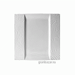 Тарелка квадратная «Оптик»; фарфор; L=25.5,B=25.5см; белый Steelite 9118 C1044
