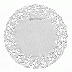 Настол.подкладки круж.; бумага; D=120,H=16,L=120,B=120мм; белый Pap Star 18763 250 шт.