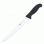 Нож д/нарезки мяса; сталь нерж.,пластик; L=38/25,B=3см; черный Paderno 18006-25