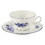 Чайная пара "Blue Flower" 180мл, P.L. Proff Cuisine NY-YQA3286X6-CS-180C