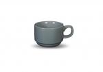 Чашка чайная Corone Colore 220 мл 80х63 мм серая фарфор