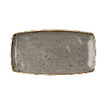 Блюдо сервировочное Stonecast 350х185 мм, без борта, цвет Peppercorn Grey Churchill SPGSOP141