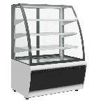 Витрина холодильная кондитерская Полюс K70 VM 0,9-2 STANDARD 9006-9005 (ВХСВ-0,9Д CARBOMA открытая)
