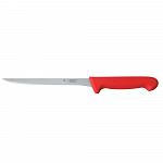 Нож P.L. Proff Cuisine PRO-Line филейный, красная пластиковая ручка, 200 мм, P.L. Proff Cuisine KB-3808-200-RD201-RE-PL