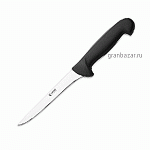 Нож д/обвалки мяса; сталь нерж.,пластик; L=285/150,B=13мм; металлич.,черный MATFER 90803