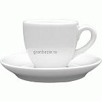 Чашка кофейная «Аида»; фарфор; 80мл; D=6,H=5,L=9см; белый Lubiana 490