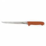 Нож PRO-Line филейный, коричневая ручка, 200 мм, P.L. Proff Cuisine KB-3808-200-BR201-RE-PL