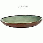 Блюдо глубокое; керамика; D=355,H=80мм; болотн.,коричнев. Serax B5116146
